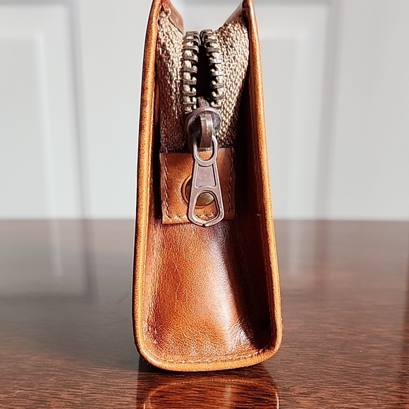 Celine Tan Leather Coin/Card Case - Picture 4 of 10